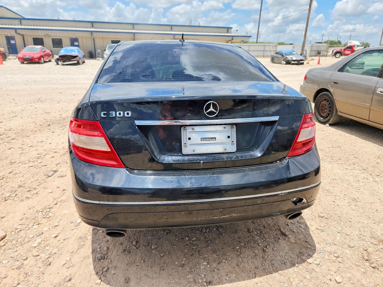 2009 Mercedes-benz C 300 Черный vin: WDDGF54X79R045825