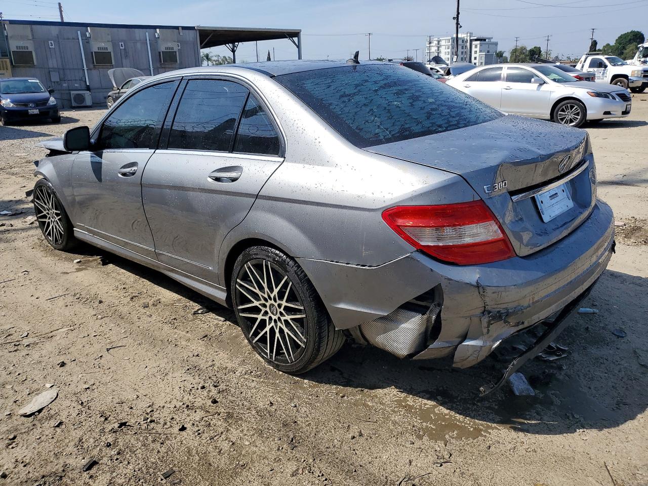 2009 Mercedes-benz C 300 Gray vin: WDDGF54X79R057571