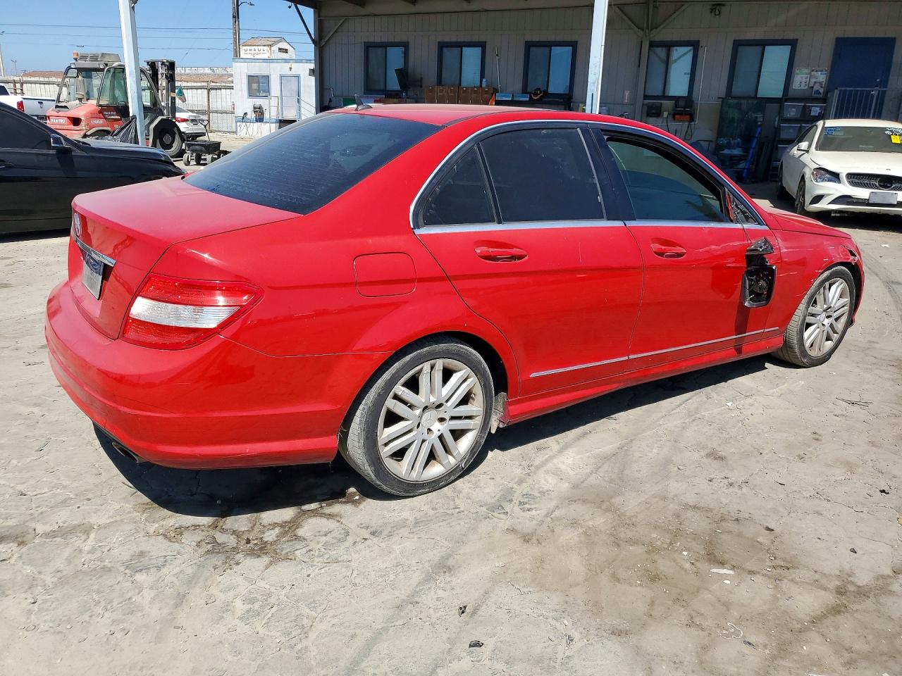 2009 Mercedes-benz C 300 Красный vin: WDDGF54X79R065105