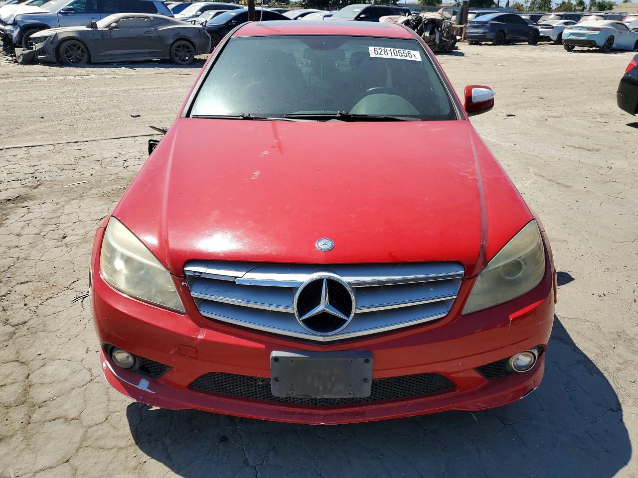 2009 Mercedes-benz C 300 Красный vin: WDDGF54X79R065105