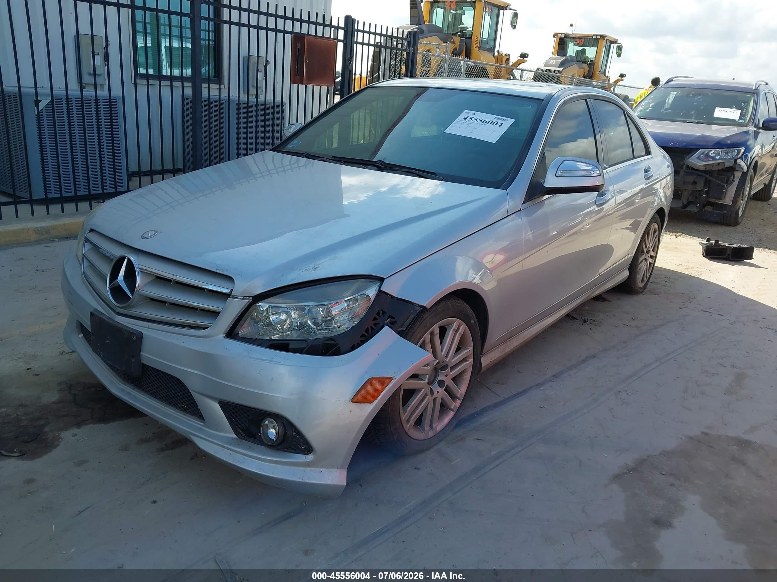 2009 Mercedes-benz C 300 Sport Silver vin: WDDGF54X79R074970