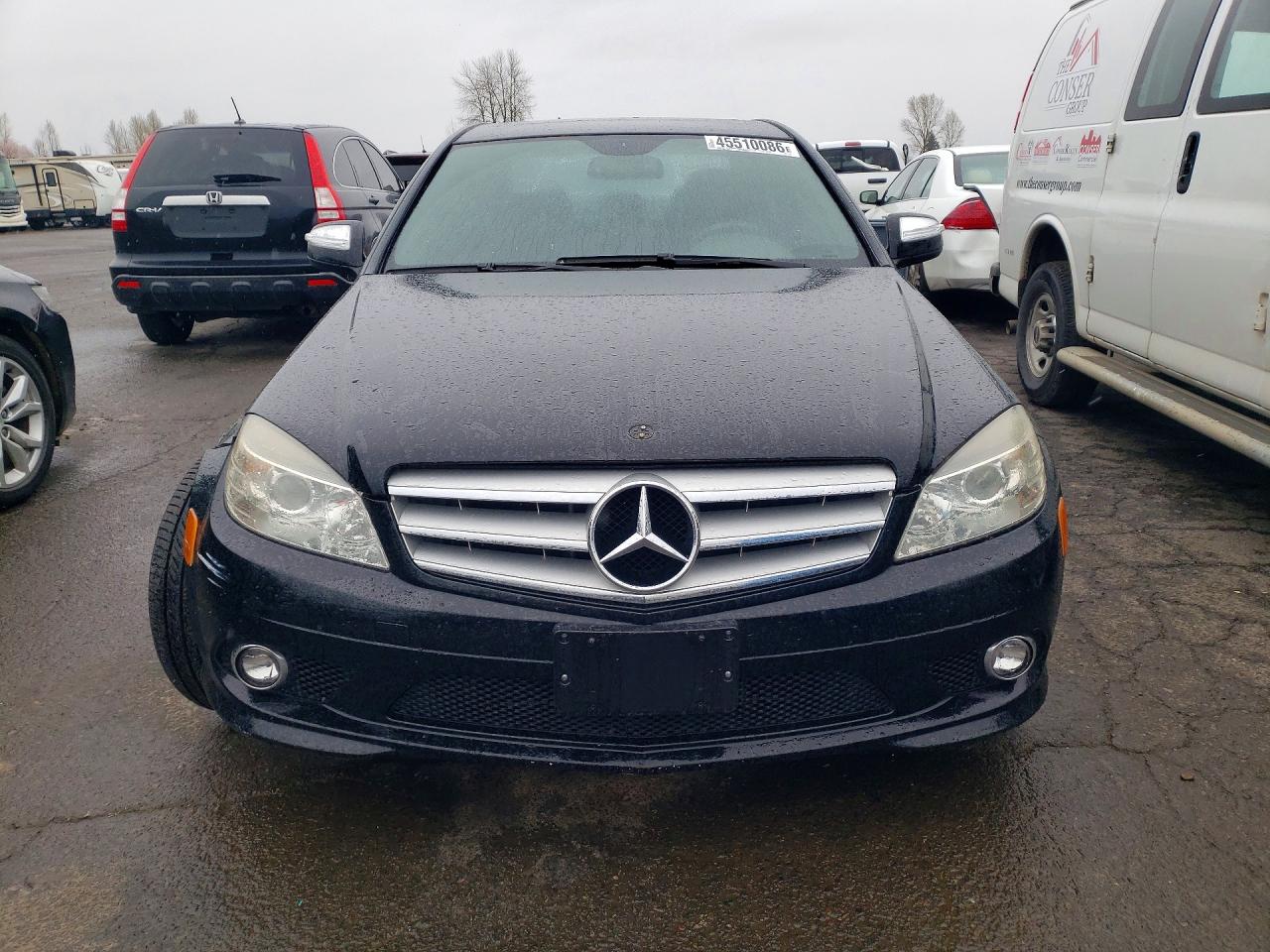 2009 Mercedes-benz C 300 Black vin: WDDGF54X79R079182