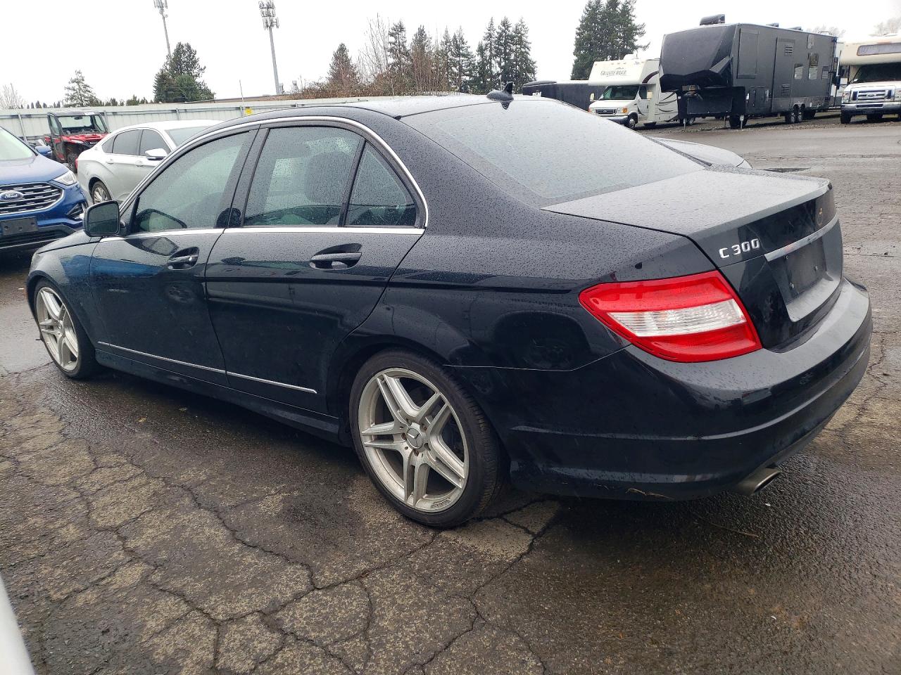2009 Mercedes-benz C 300 Black vin: WDDGF54X79R079182