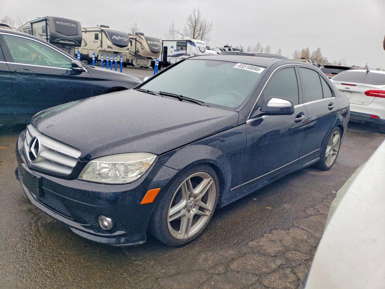 2009 Mercedes-benz C 300 Черный vin: WDDGF54X79R079182