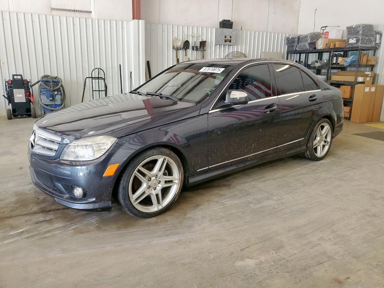 2009 Mercedes-benz C 300 Серый vin: WDDGF54X79R082776