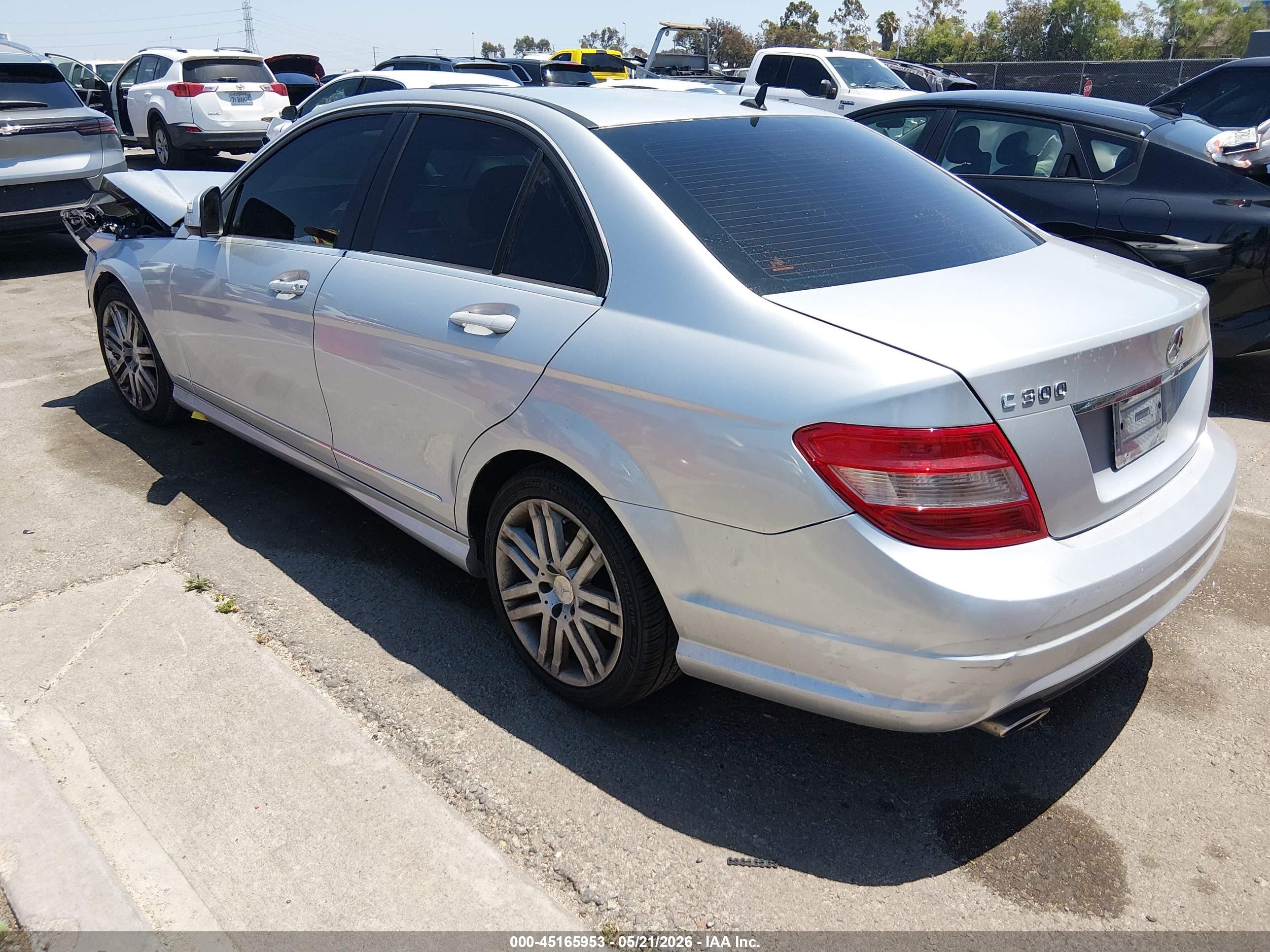 2008 Mercedes-benz C 300 Luxury/sport Silver vin: WDDGF54X88F044652