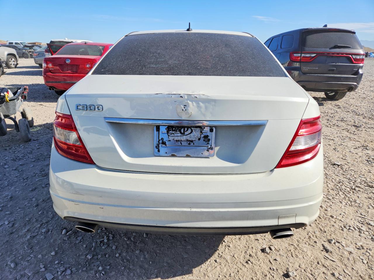 2008 Mercedes-benz C 300 Белый vin: WDDGF54X88F081913