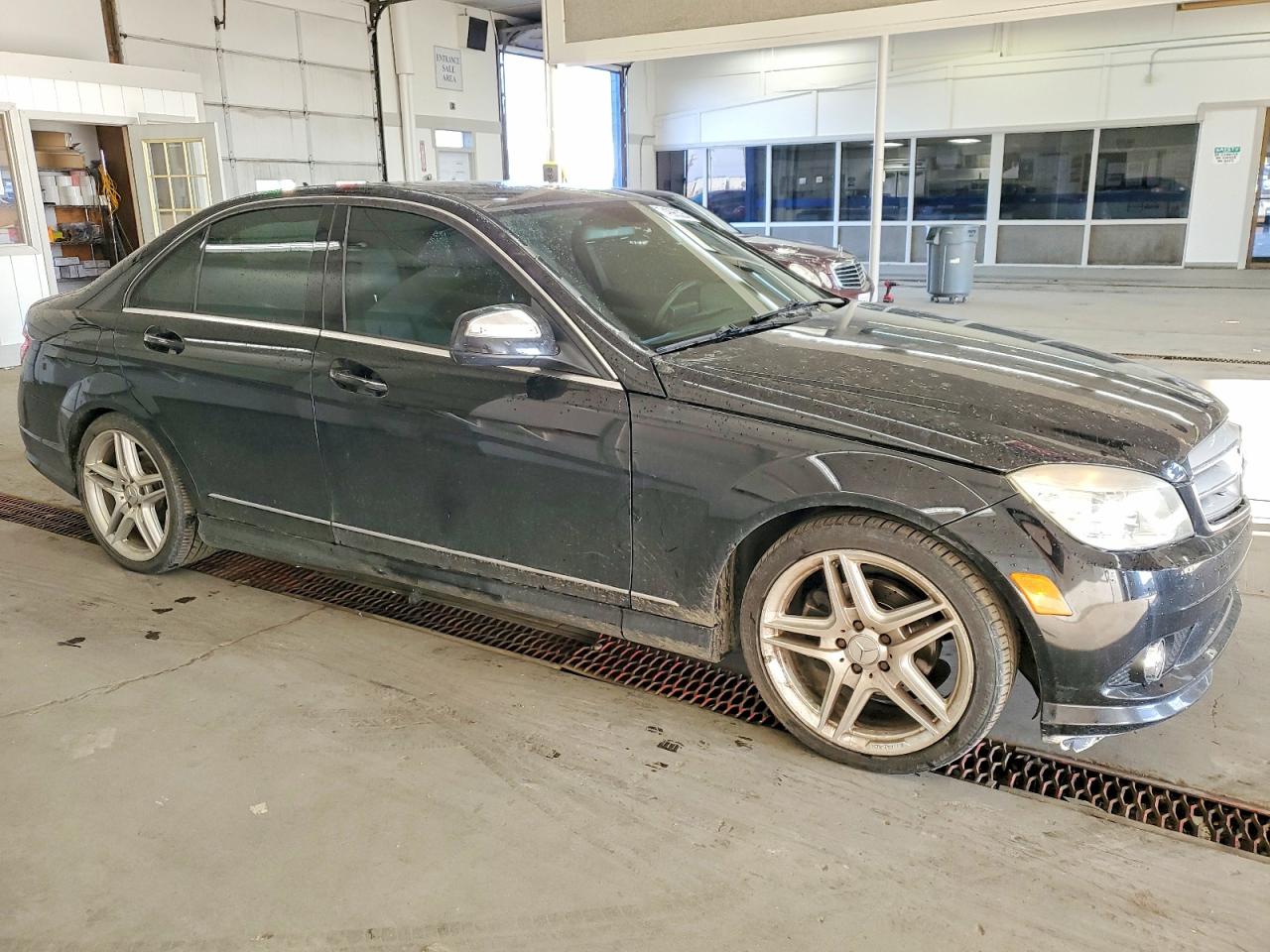2008 Mercedes-benz C 300 Black vin: WDDGF54X88F083077