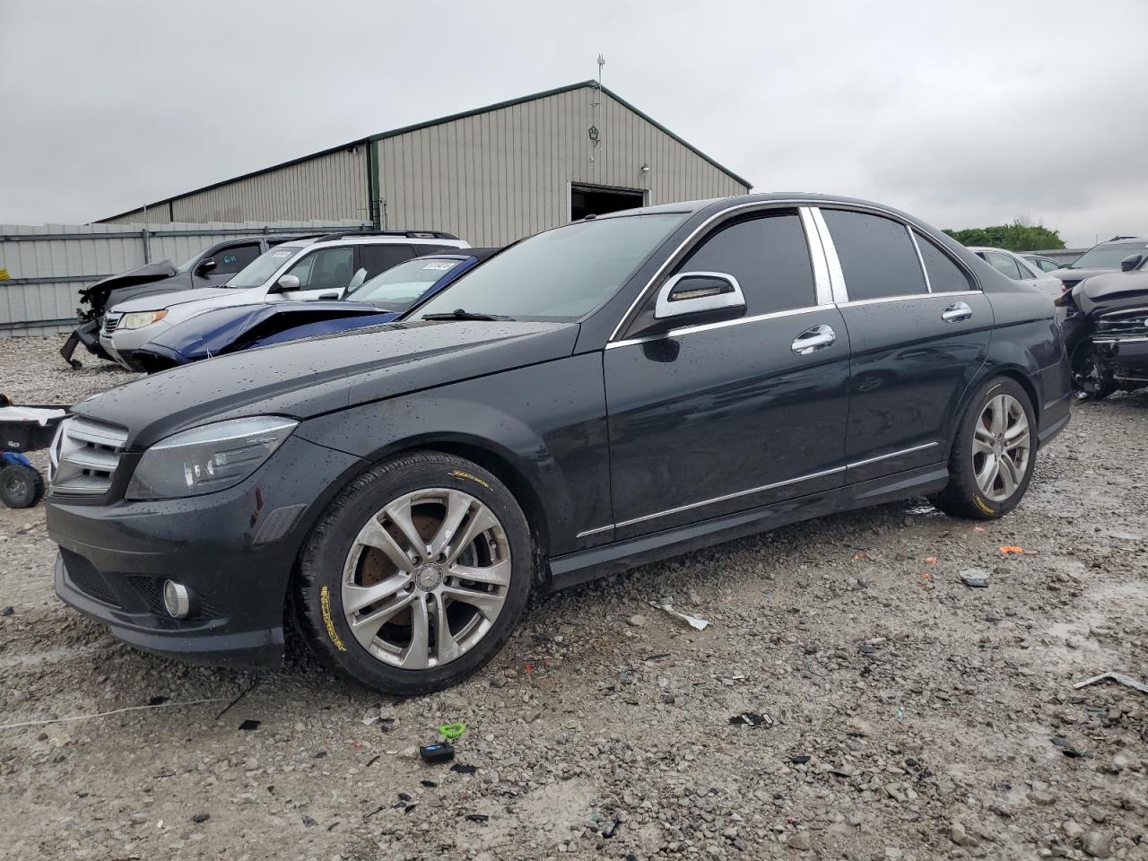 2008 Mercedes-benz C 300 Черный vin: WDDGF54X88F113081