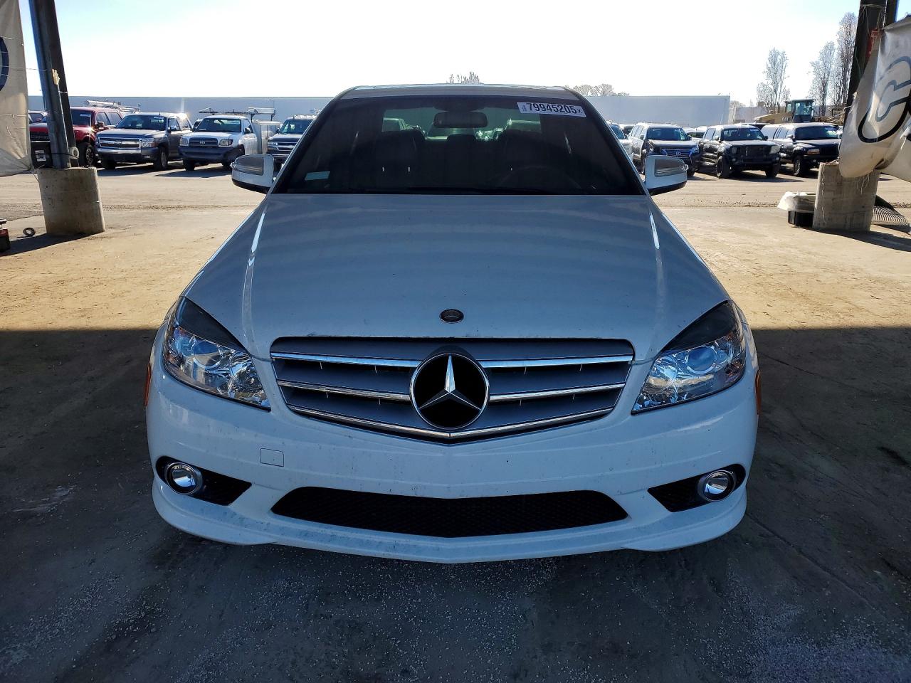 2008 Mercedes-benz C 300 White vin: WDDGF54X88R020205