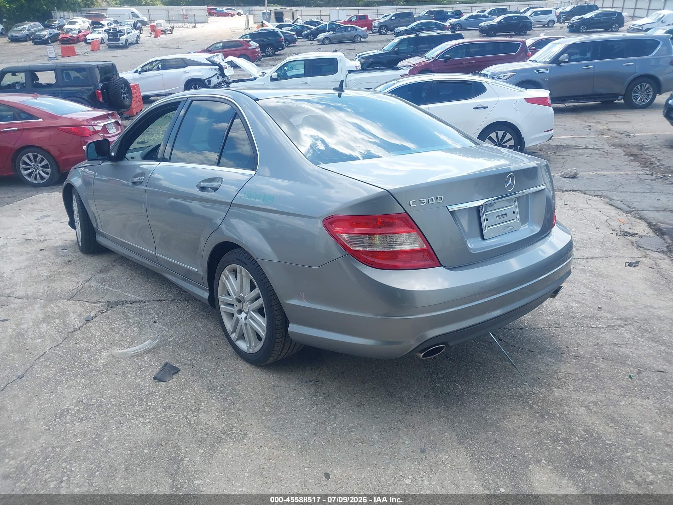 2008 Mercedes-benz C 300 Luxury/sport Gray vin: WDDGF54X88R031768