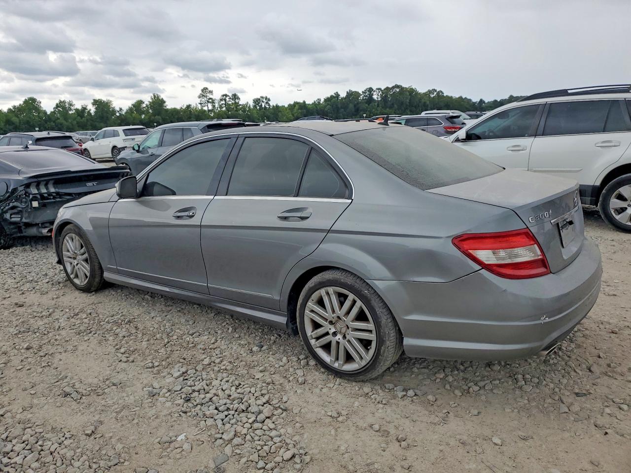 2008 Mercedes-benz C 300 Silver vin: WDDGF54X88R034251