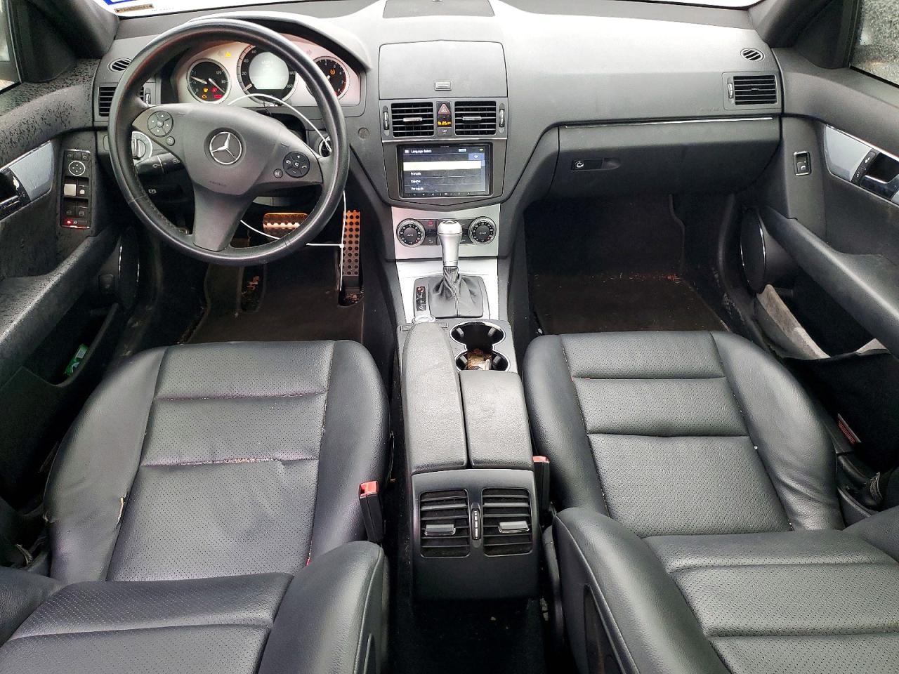 2008 Mercedes-benz C 300 Silver vin: WDDGF54X88R034251