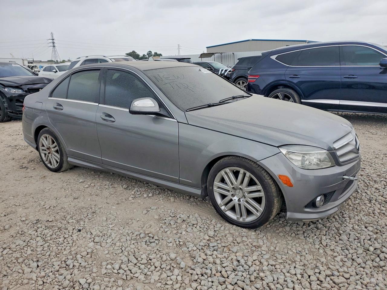 2008 Mercedes-benz C 300 Silver vin: WDDGF54X88R034251