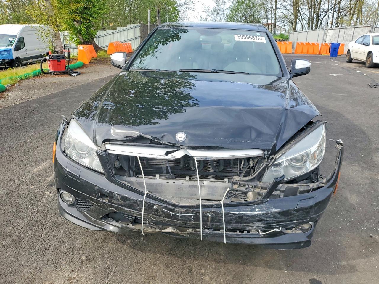2009 Mercedes-benz C 300 Black vin: WDDGF54X89F263211