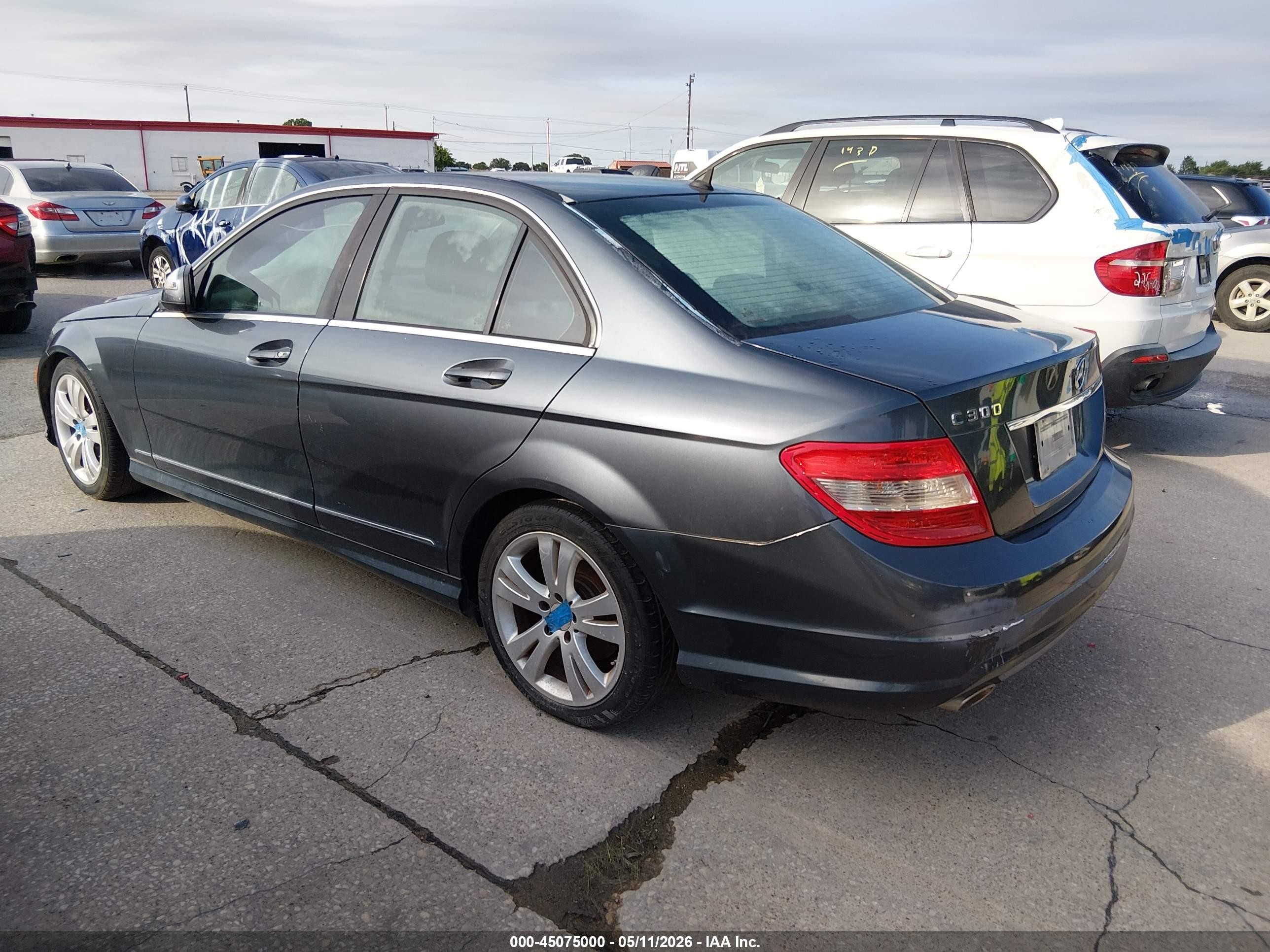 2009 Mercedes-benz C 300 Luxury/sport Blue vin: WDDGF54X89R053142