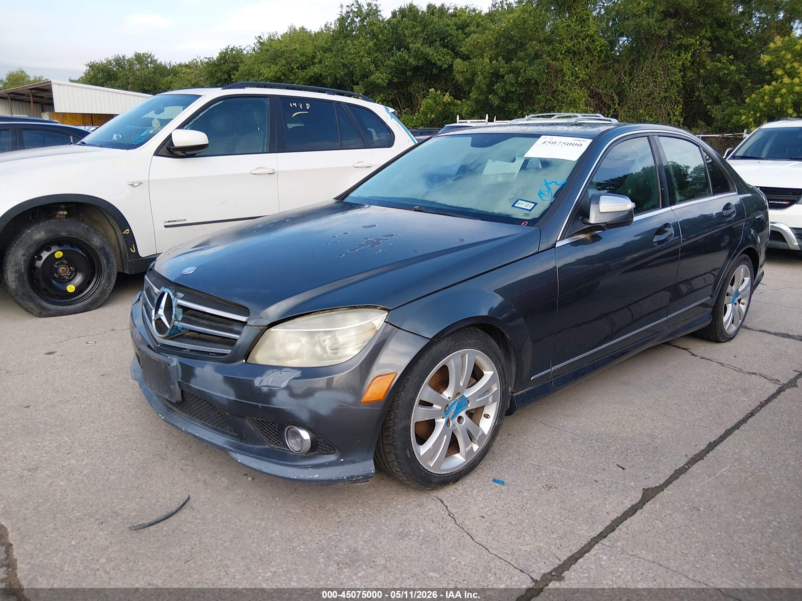 2009 Mercedes-benz C 300 Luxury/sport Blue vin: WDDGF54X89R053142
