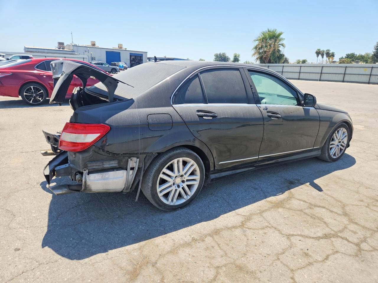 2009 Mercedes-benz C 300 Black vin: WDDGF54X89R057904