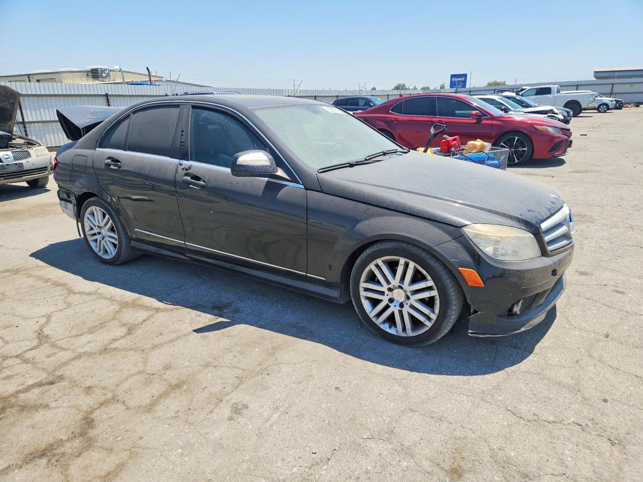 2009 Mercedes-benz C 300 Black vin: WDDGF54X89R057904