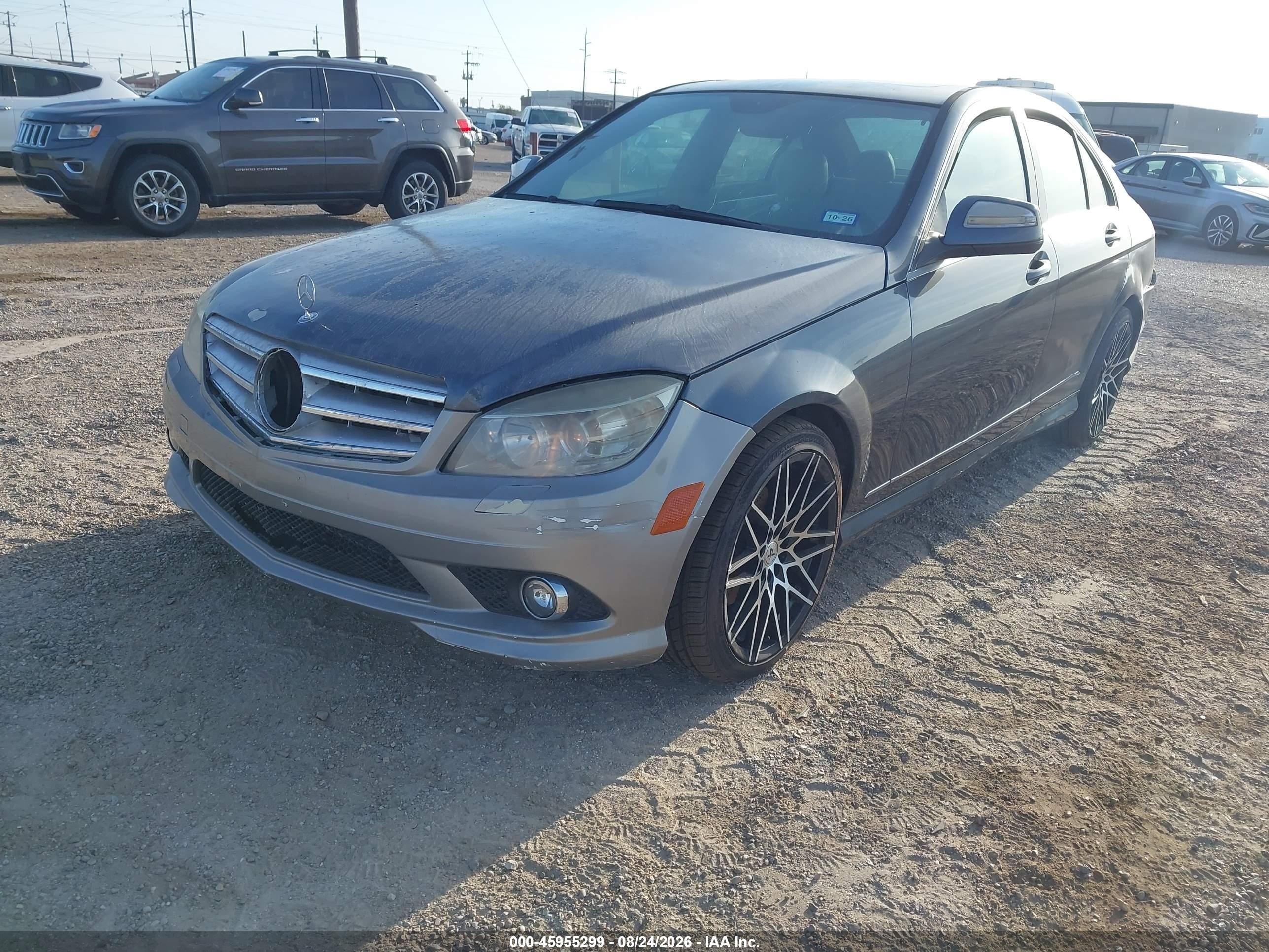 2009 Mercedes-benz C 300 Luxury/sport Gray vin: WDDGF54X89R062231