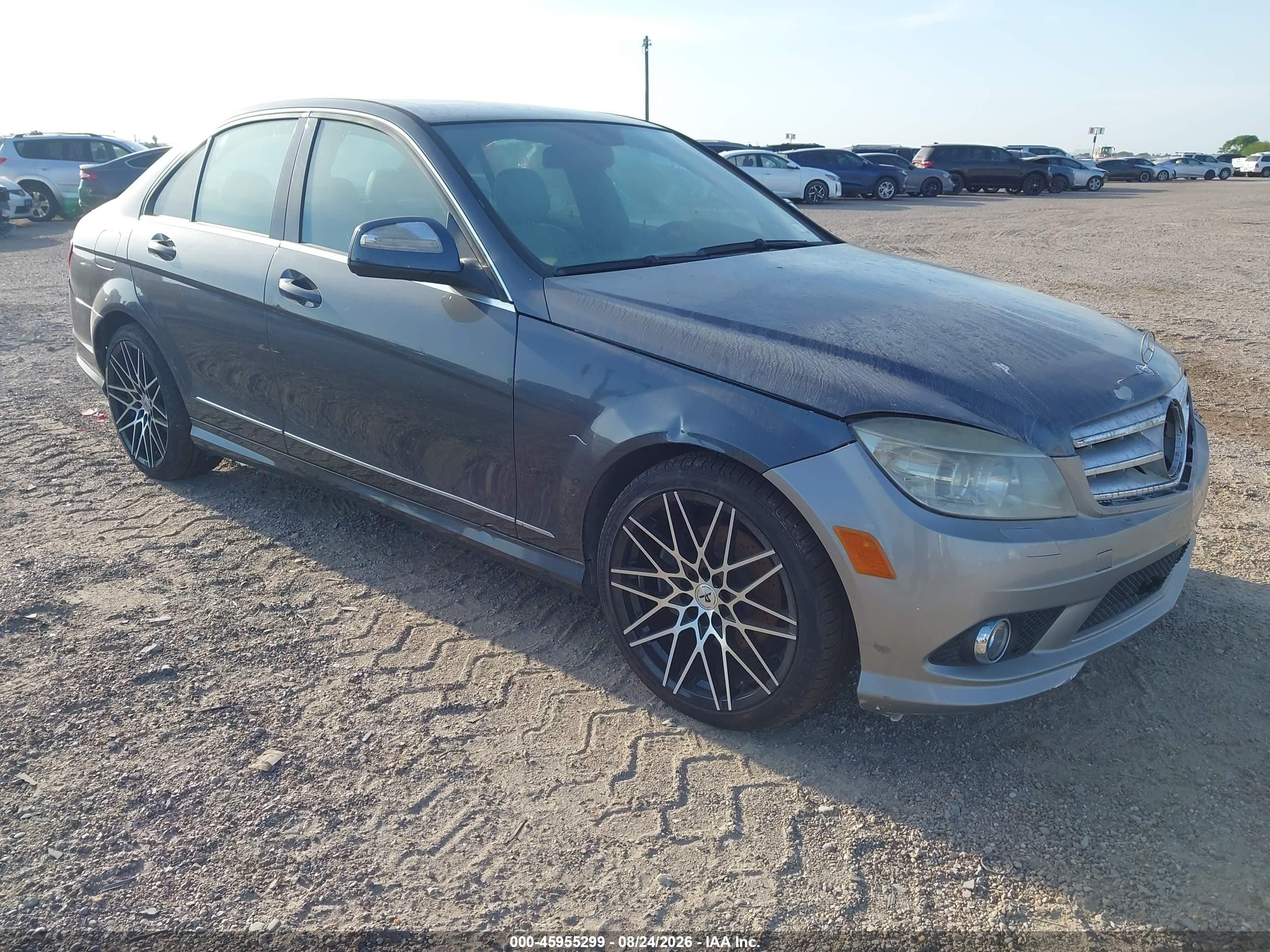 2009 Mercedes-benz C 300 Luxury/sport Gray vin: WDDGF54X89R062231