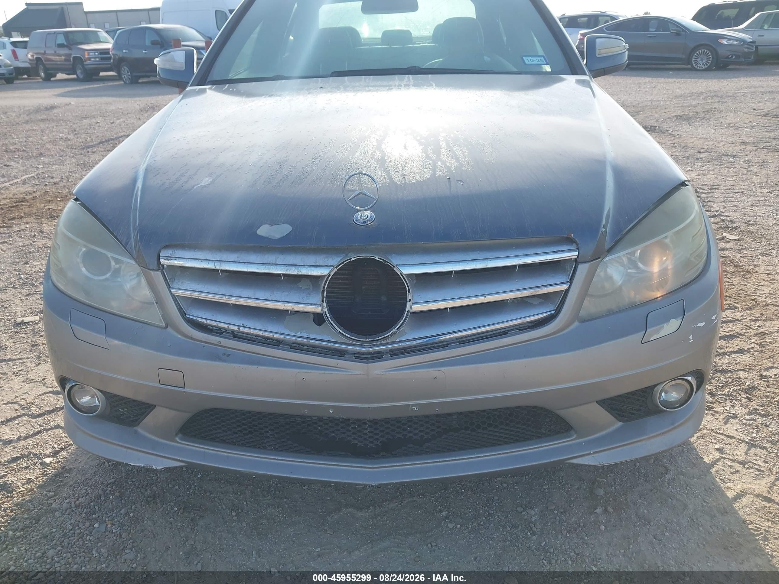 2009 Mercedes-benz C 300 Luxury/sport Gray vin: WDDGF54X89R062231