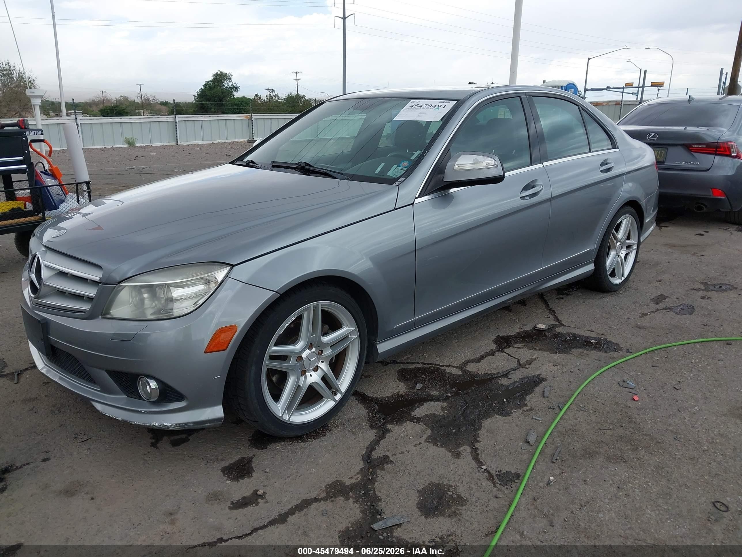 2008 Mercedes-benz C 300 Luxury/sport Silver vin: WDDGF54X98F017332