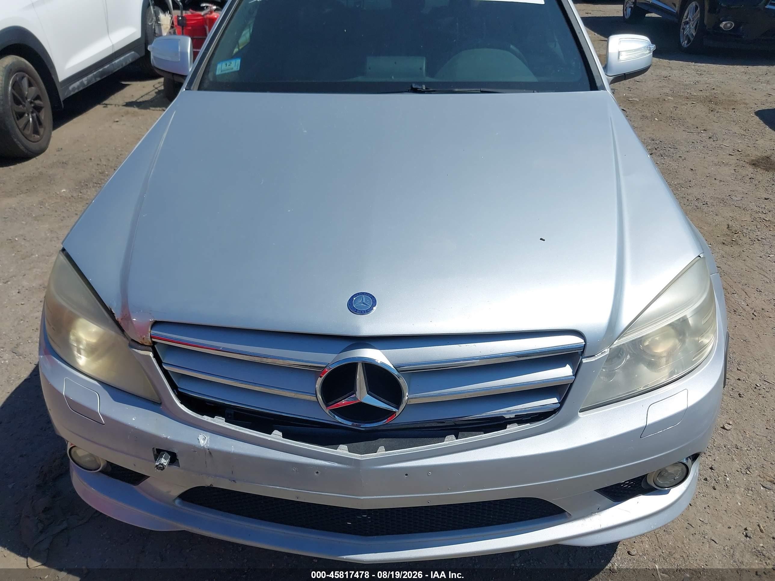 2008 Mercedes-benz C 300 Luxury/sport Silver vin: WDDGF54X98F041128