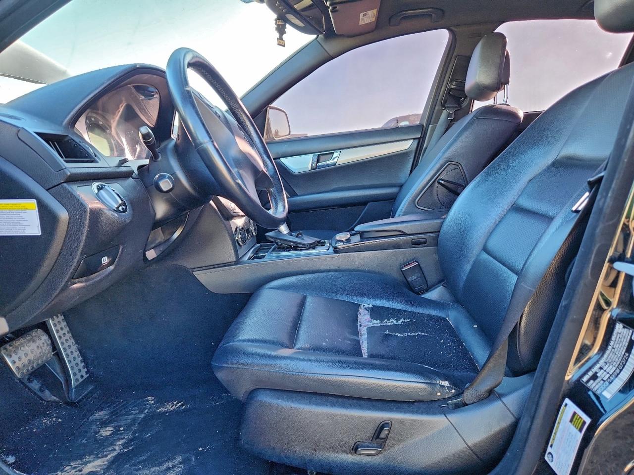 2008 Mercedes-benz C 300 Black vin: WDDGF54X98F073724