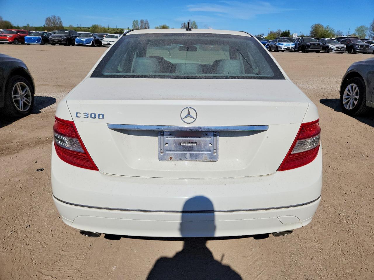 2008 Mercedes-benz C 300 Белый vin: WDDGF54X98F114238