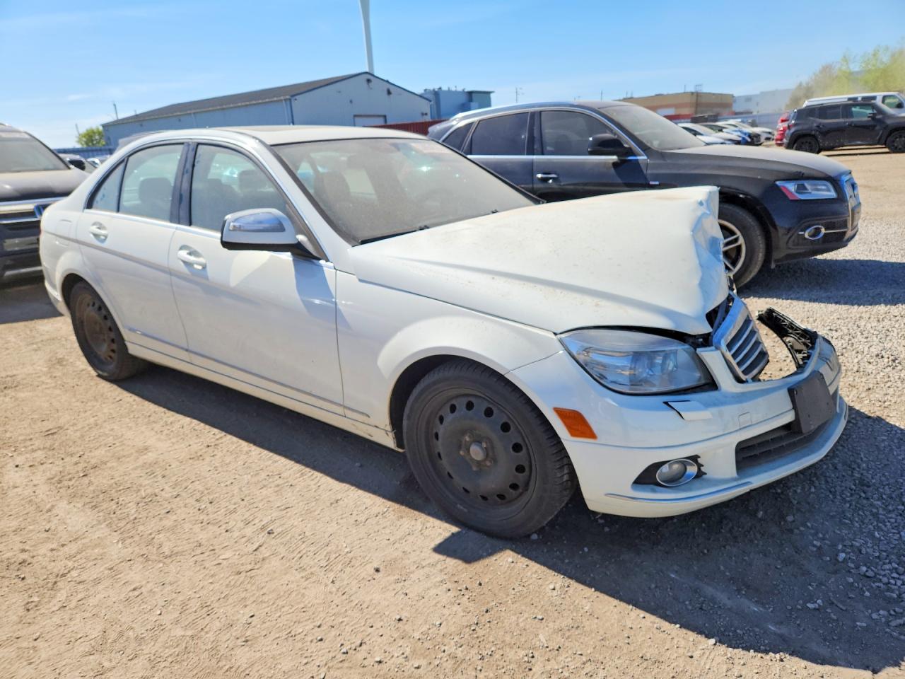 2008 Mercedes-benz C 300 Белый vin: WDDGF54X98F114238