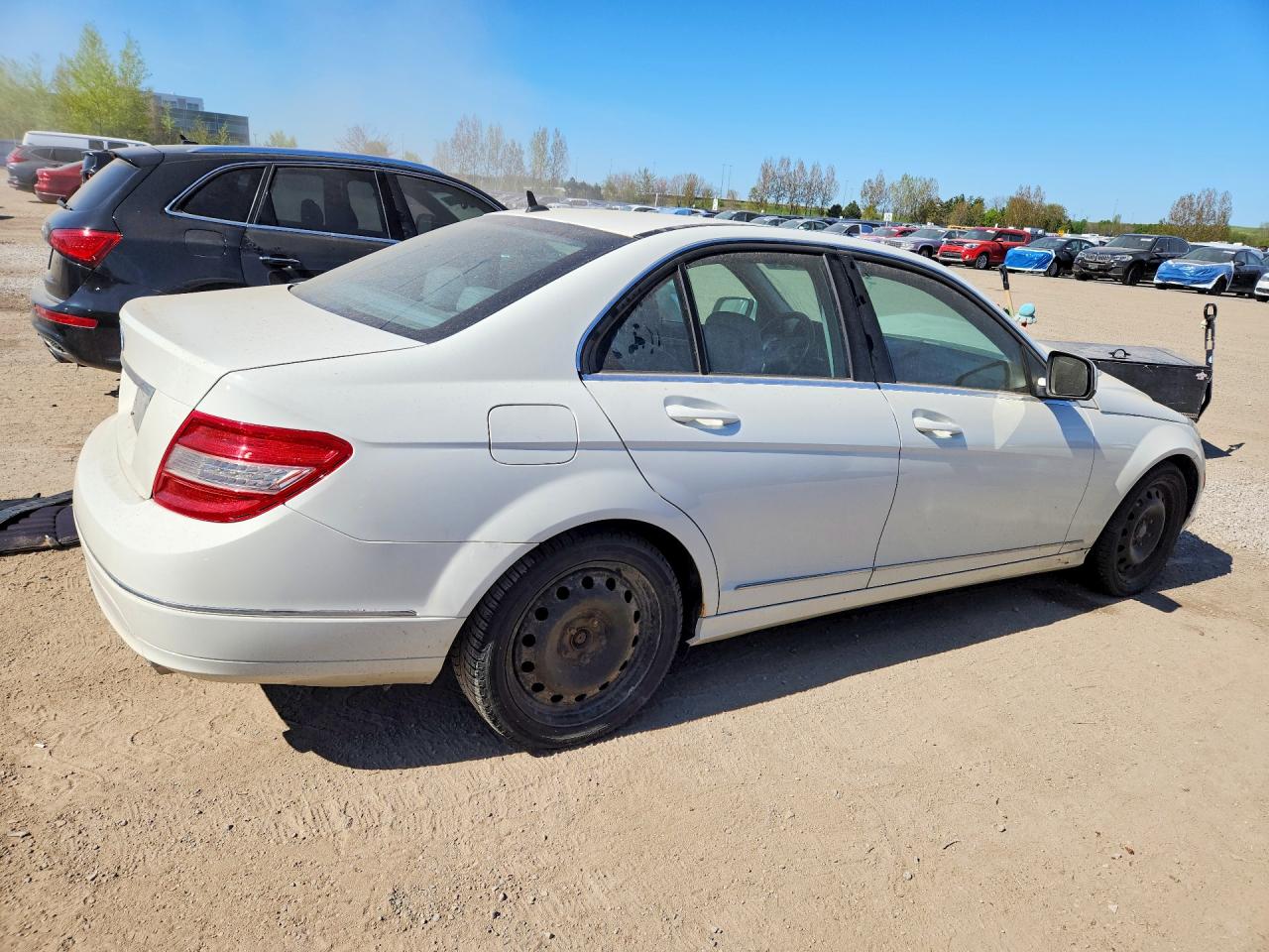 2008 Mercedes-benz C 300 Белый vin: WDDGF54X98F114238