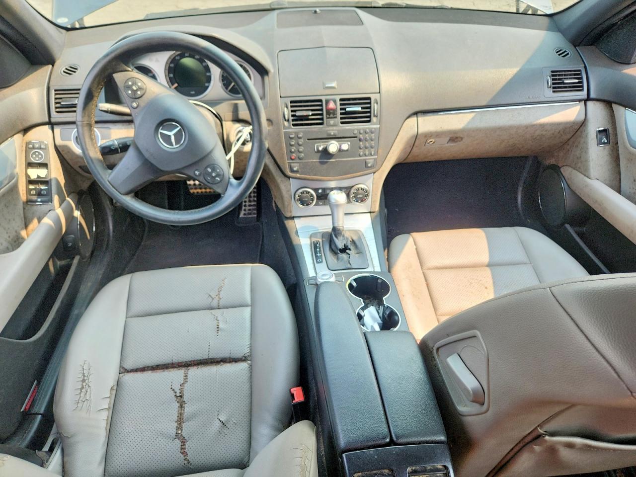 2008 Mercedes-benz C 300 Gray vin: WDDGF54X98F173967
