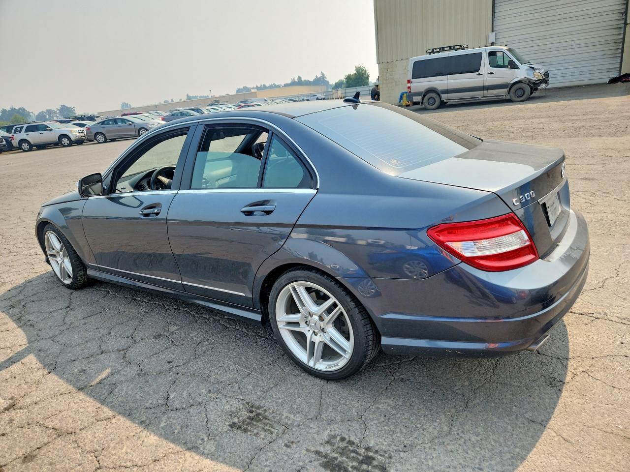 2008 Mercedes-benz C 300 Gray vin: WDDGF54X98F173967