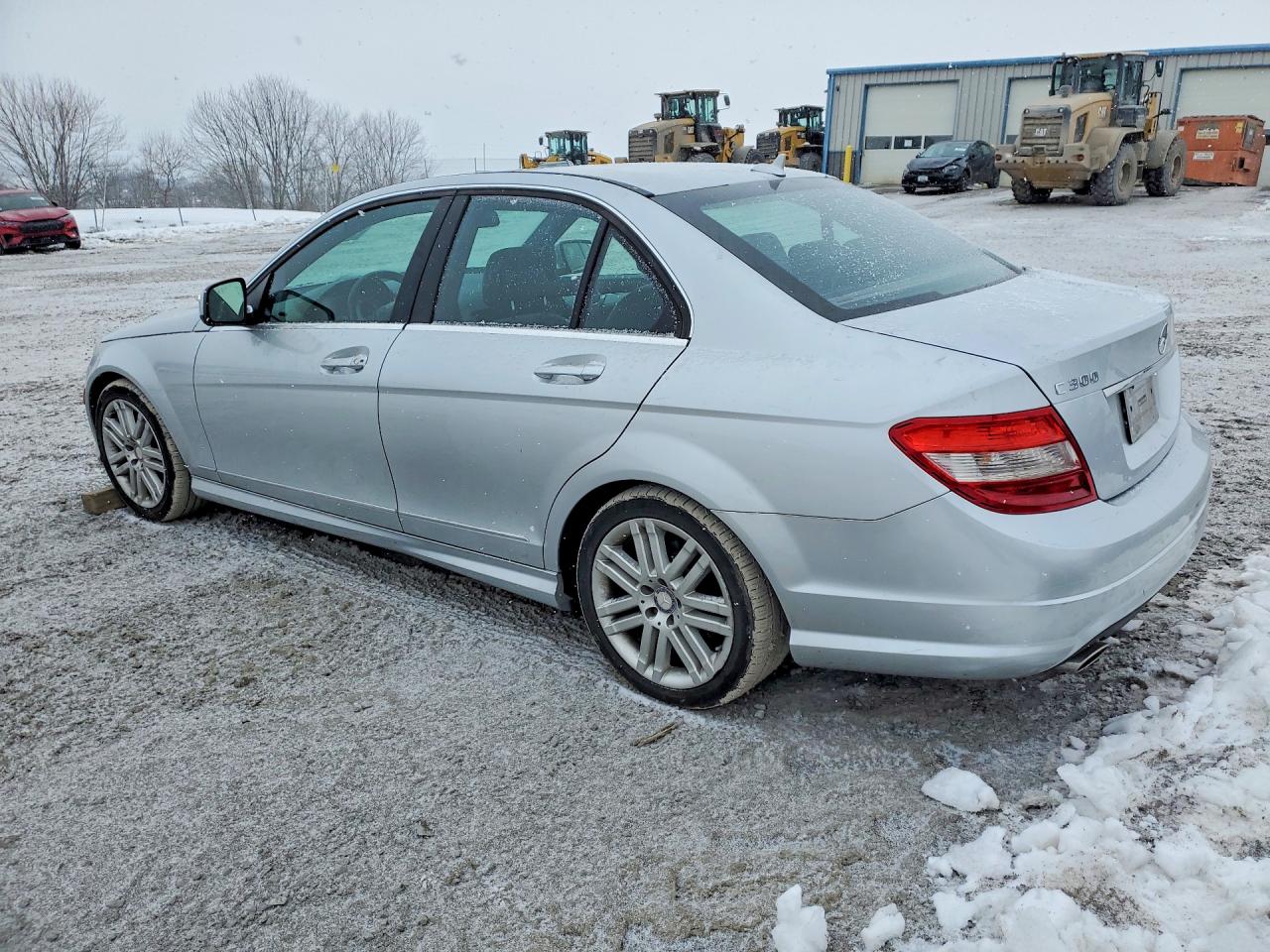2008 Mercedes-benz C 300 Silver vin: WDDGF54X98R014705
