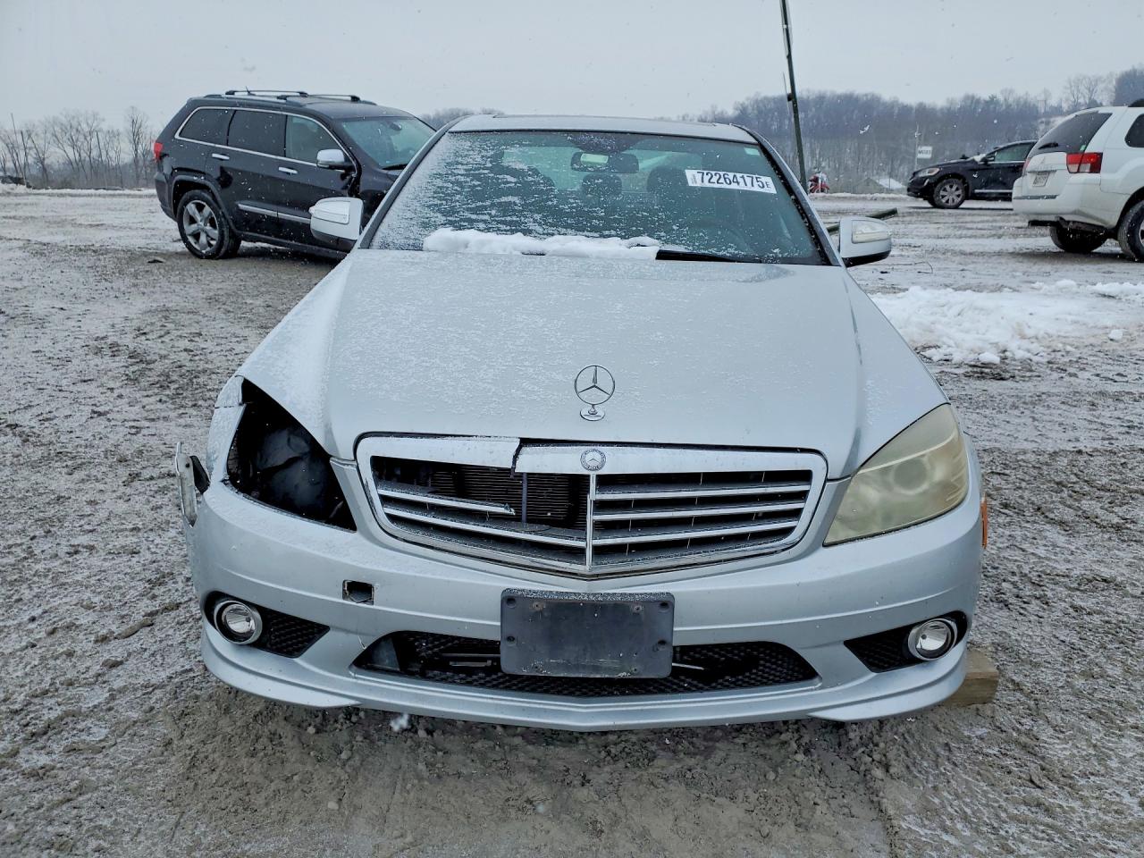 2008 Mercedes-benz C 300 Silver vin: WDDGF54X98R014705