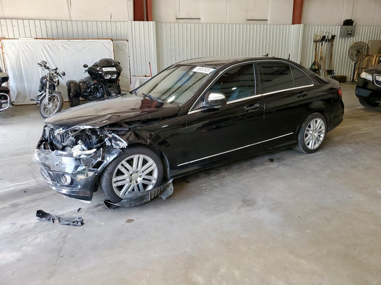2008 Mercedes-benz C 300 Black vin: WDDGF54X98R036154