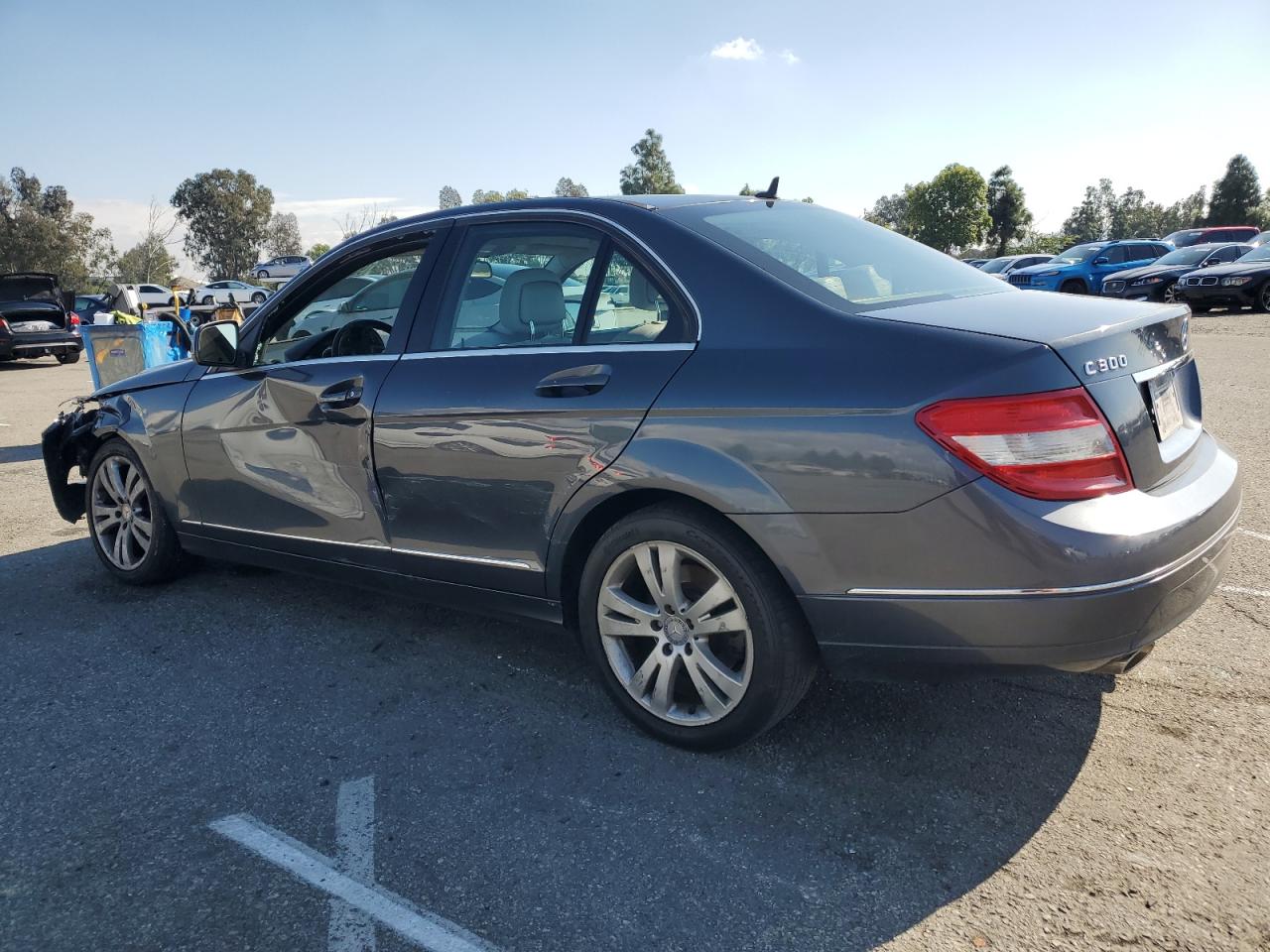 2009 Mercedes-benz C 300 Charcoal vin: WDDGF54X99R064392