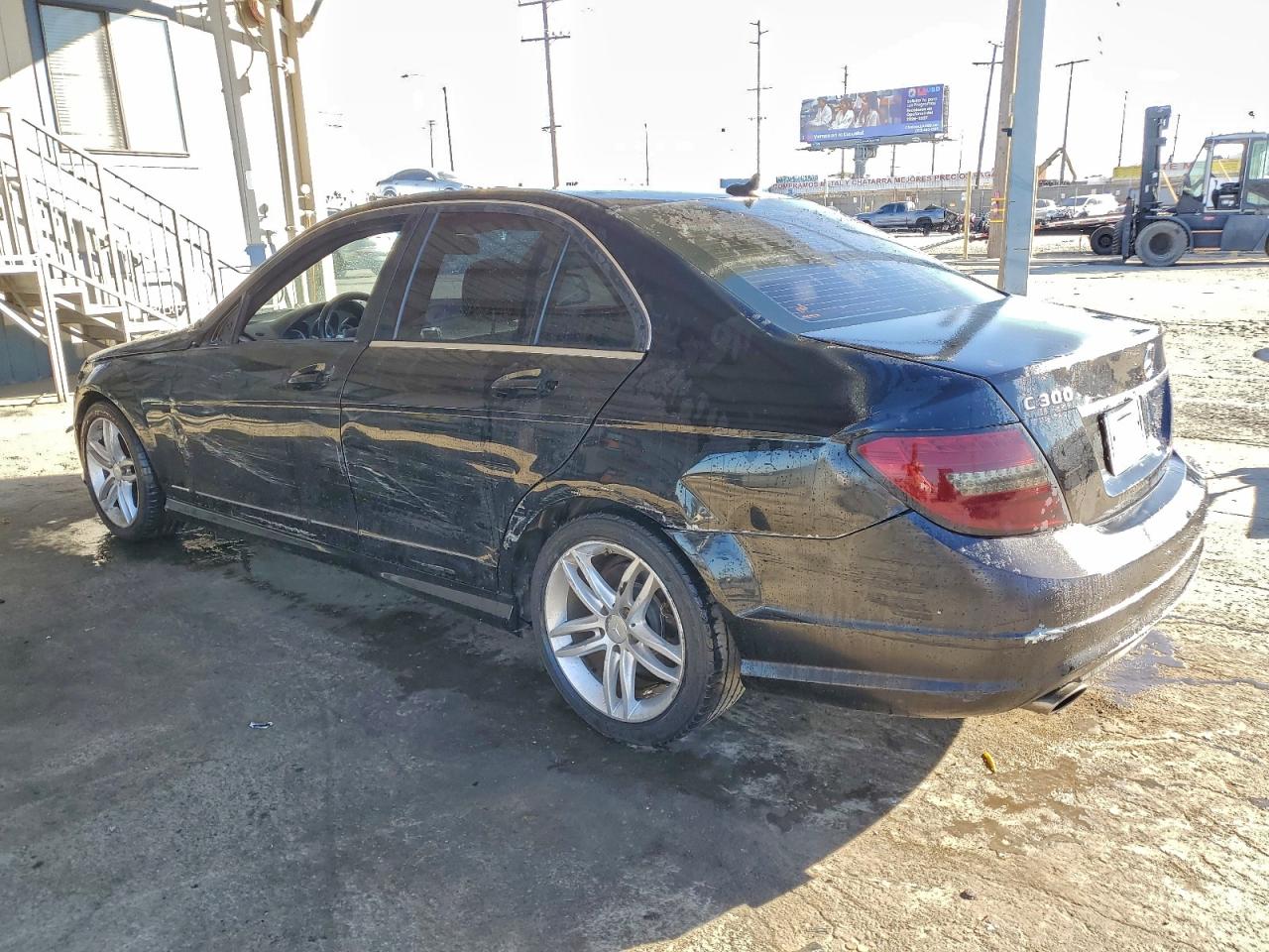 2009 Mercedes-benz C 300 Черный vin: WDDGF54X99R073576