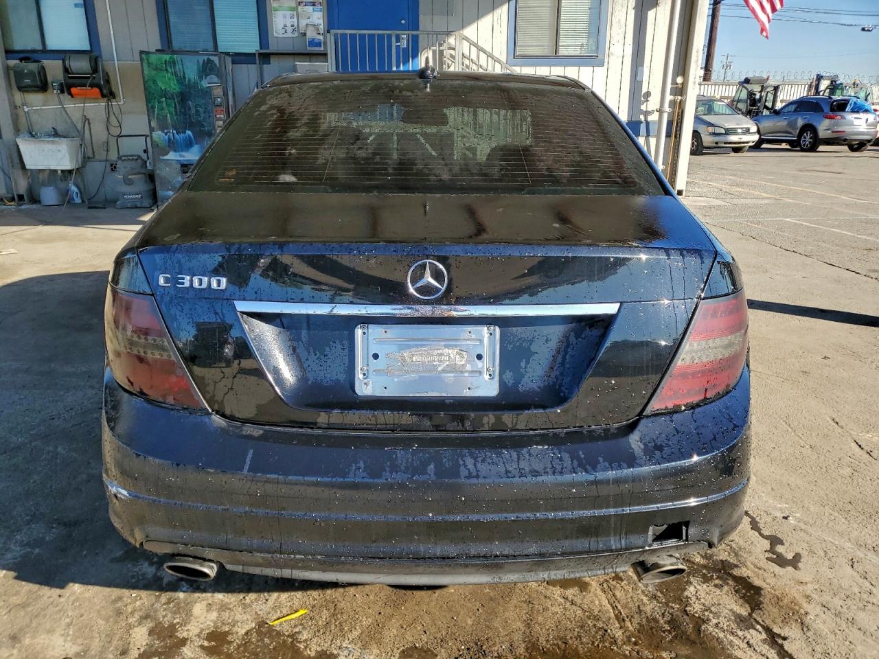 2009 Mercedes-benz C 300 Черный vin: WDDGF54X99R073576