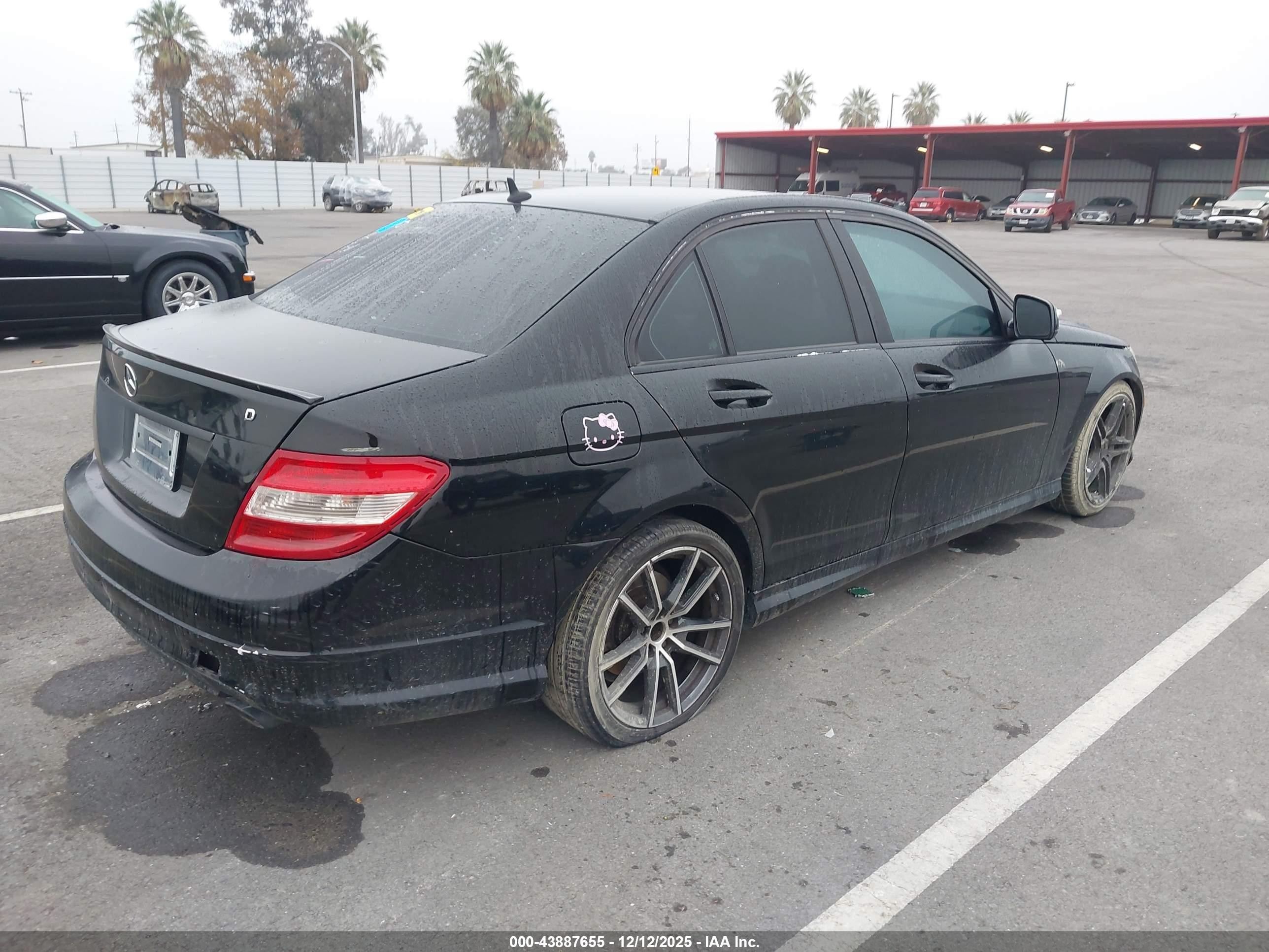 2009 Mercedes-benz C 300 Luxury/sport Black vin: WDDGF54X99R083010