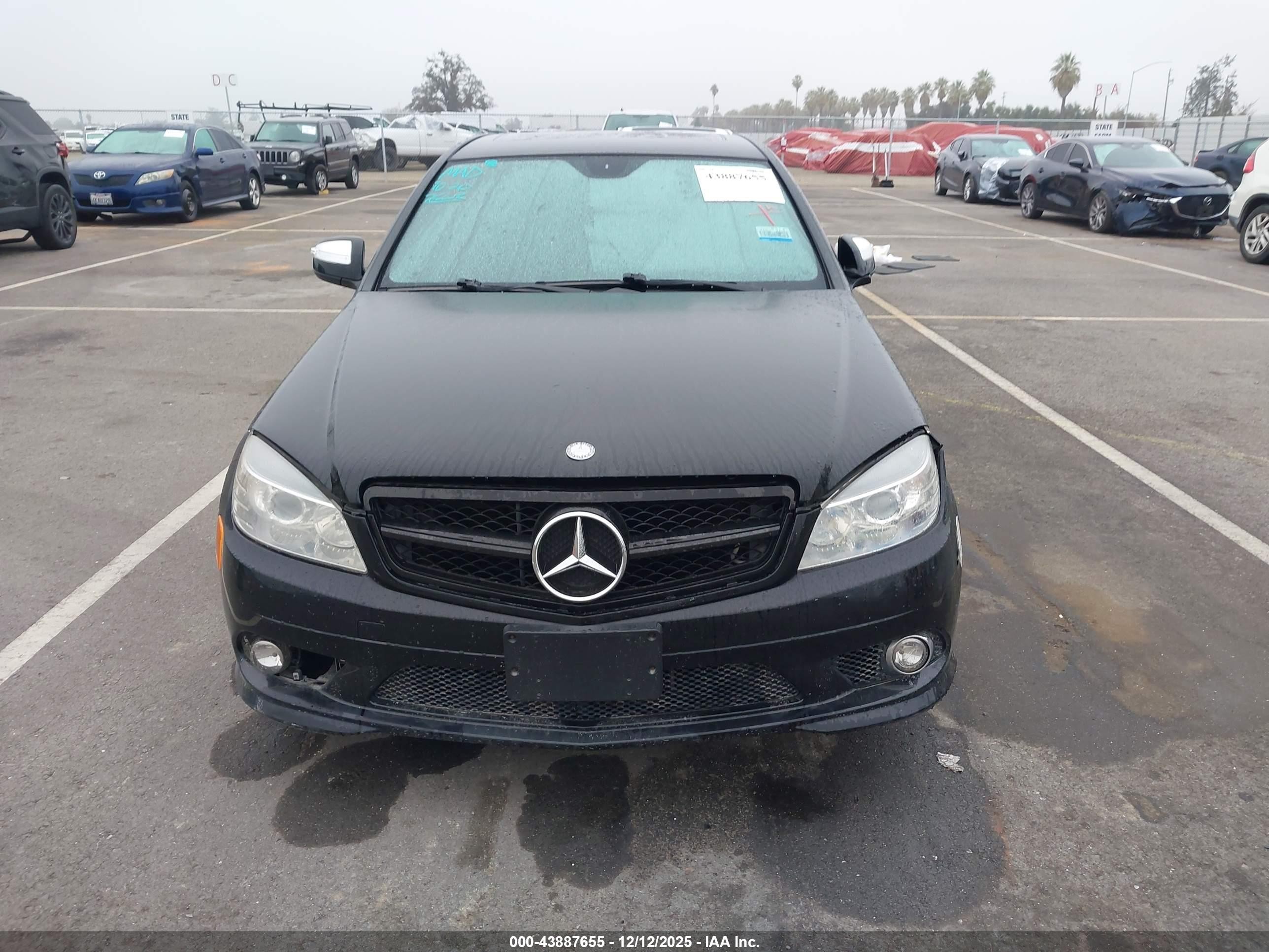 2009 Mercedes-benz C 300 Luxury/sport Black vin: WDDGF54X99R083010