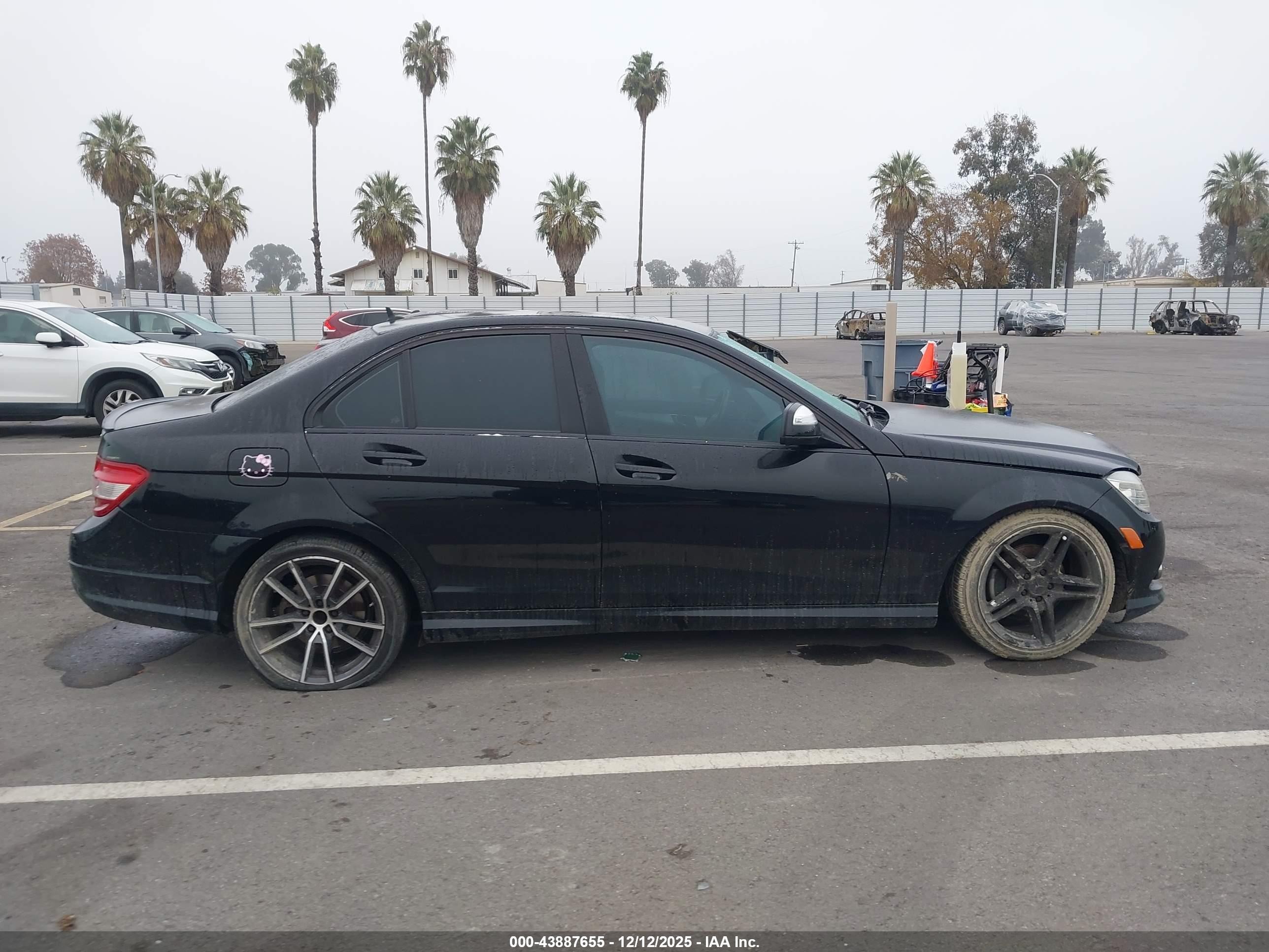2009 Mercedes-benz C 300 Luxury/sport Black vin: WDDGF54X99R083010