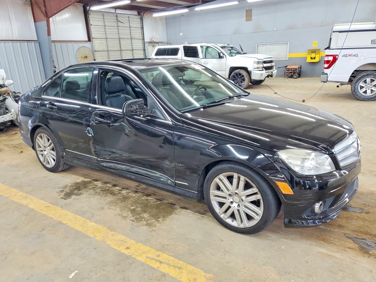 2008 Mercedes-benz C 300 Black vin: WDDGF54XX8F160550