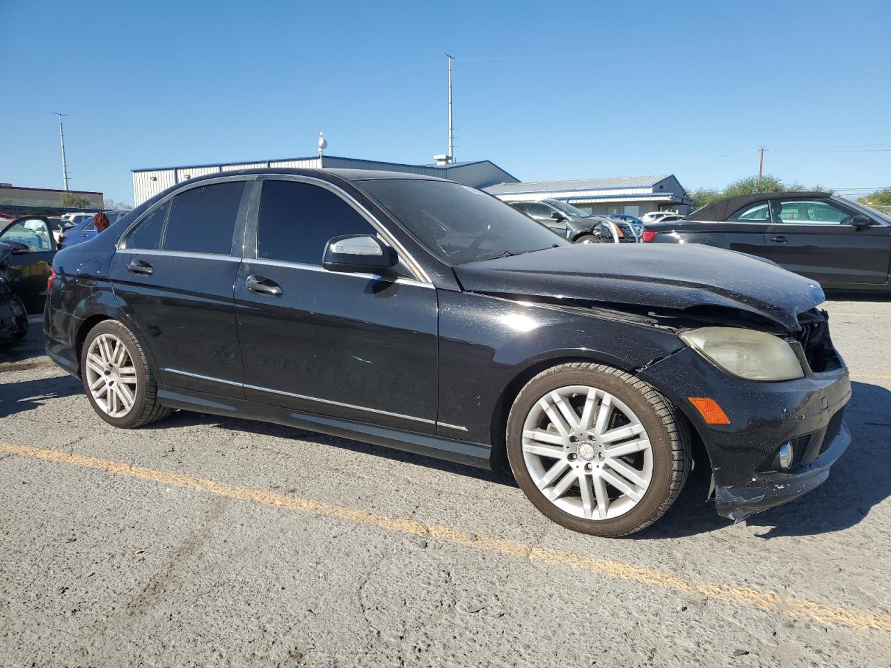 2009 Mercedes-benz C 300 Черный vin: WDDGF54XX9R054292