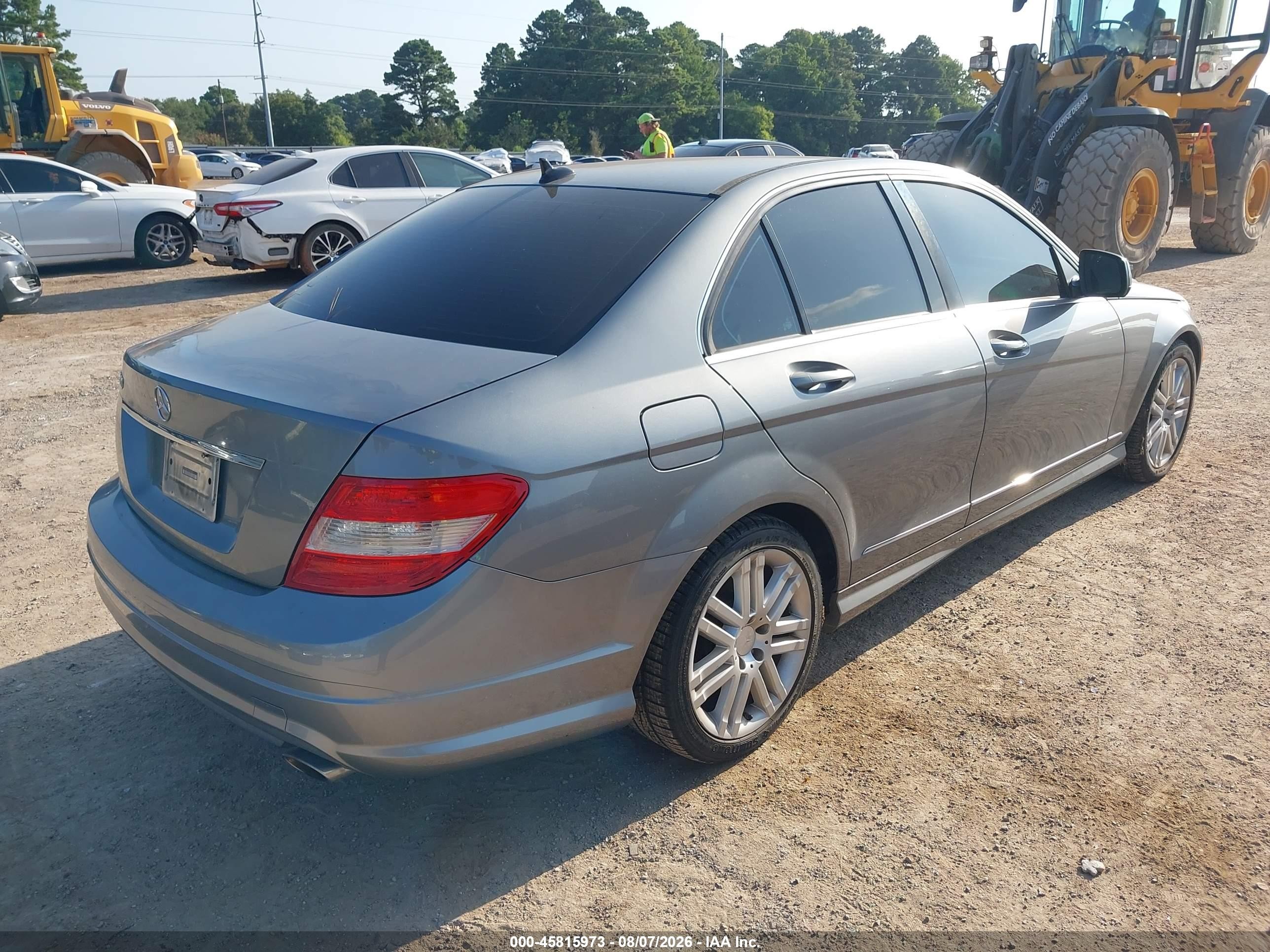 2009 Mercedes-benz C 300 Luxury/sport Gray vin: WDDGF54XX9R066930