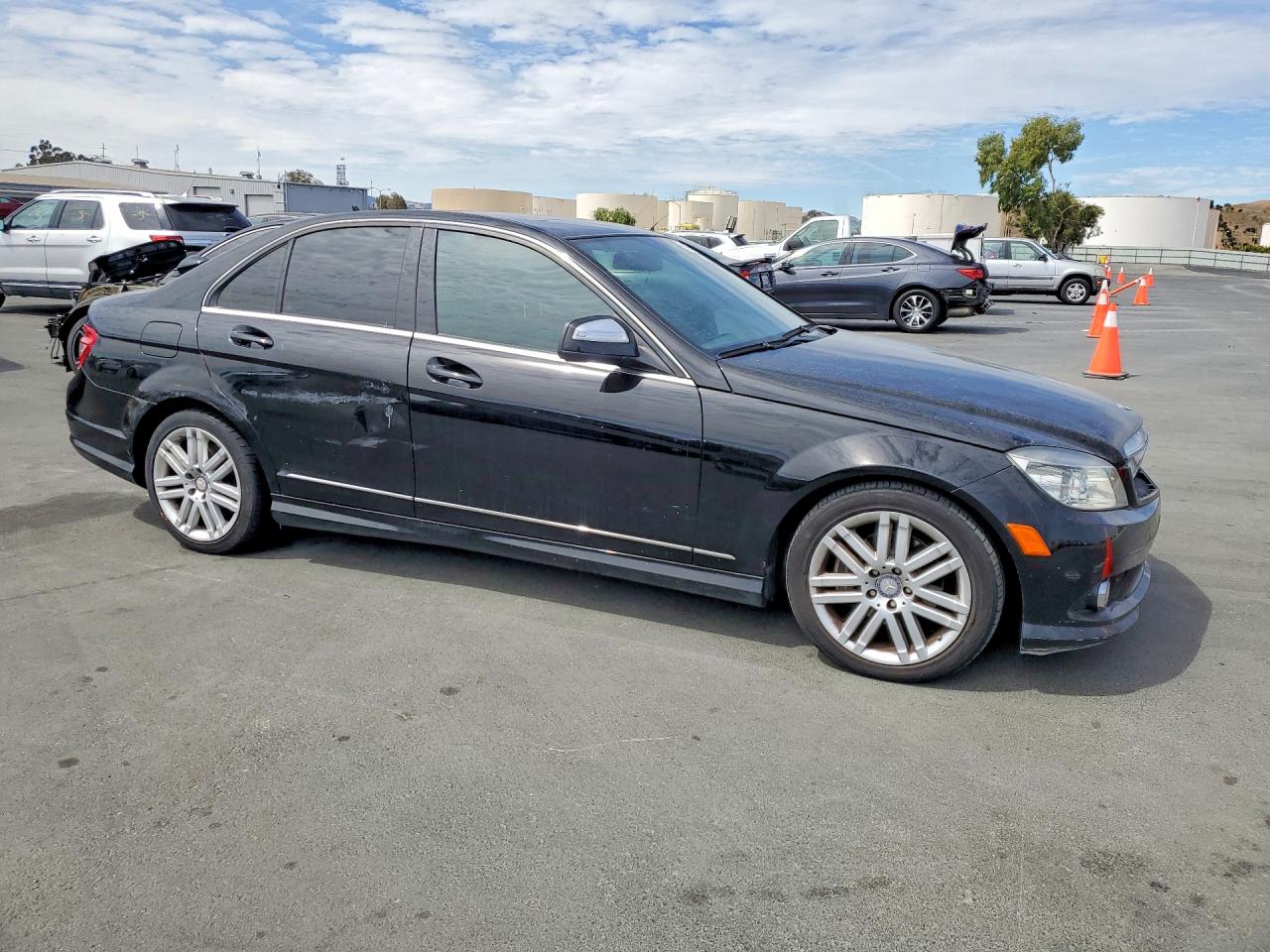 2009 Mercedes-benz C 300 Черный vin: WDDGF54XX9R082125