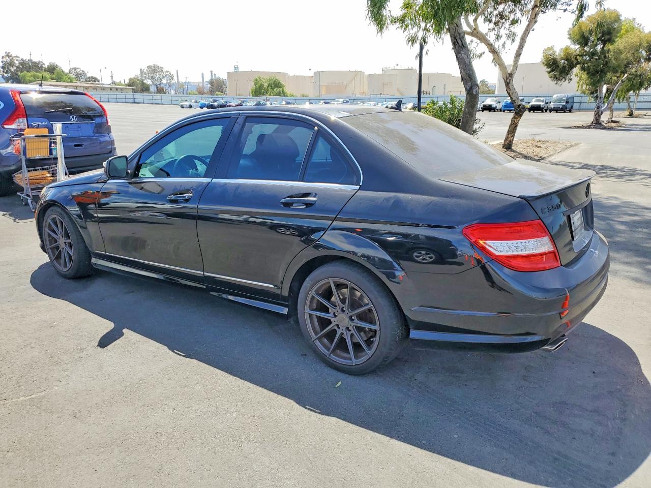 2008 Mercedes-benz C 350 Black vin: WDDGF56X08R036332