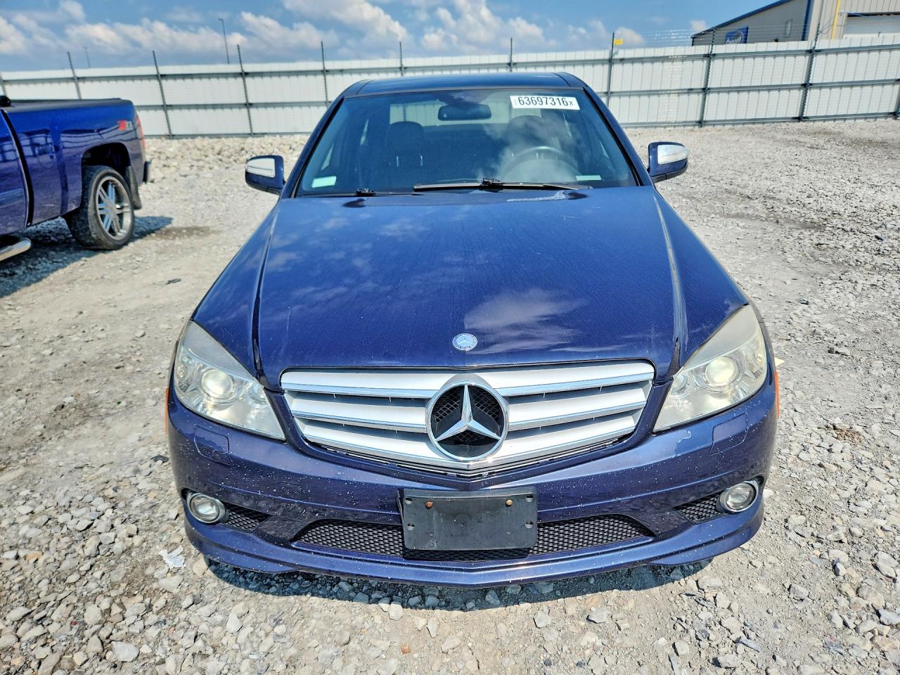 2008 Mercedes-benz C 350 Blue vin: WDDGF56X18F045025