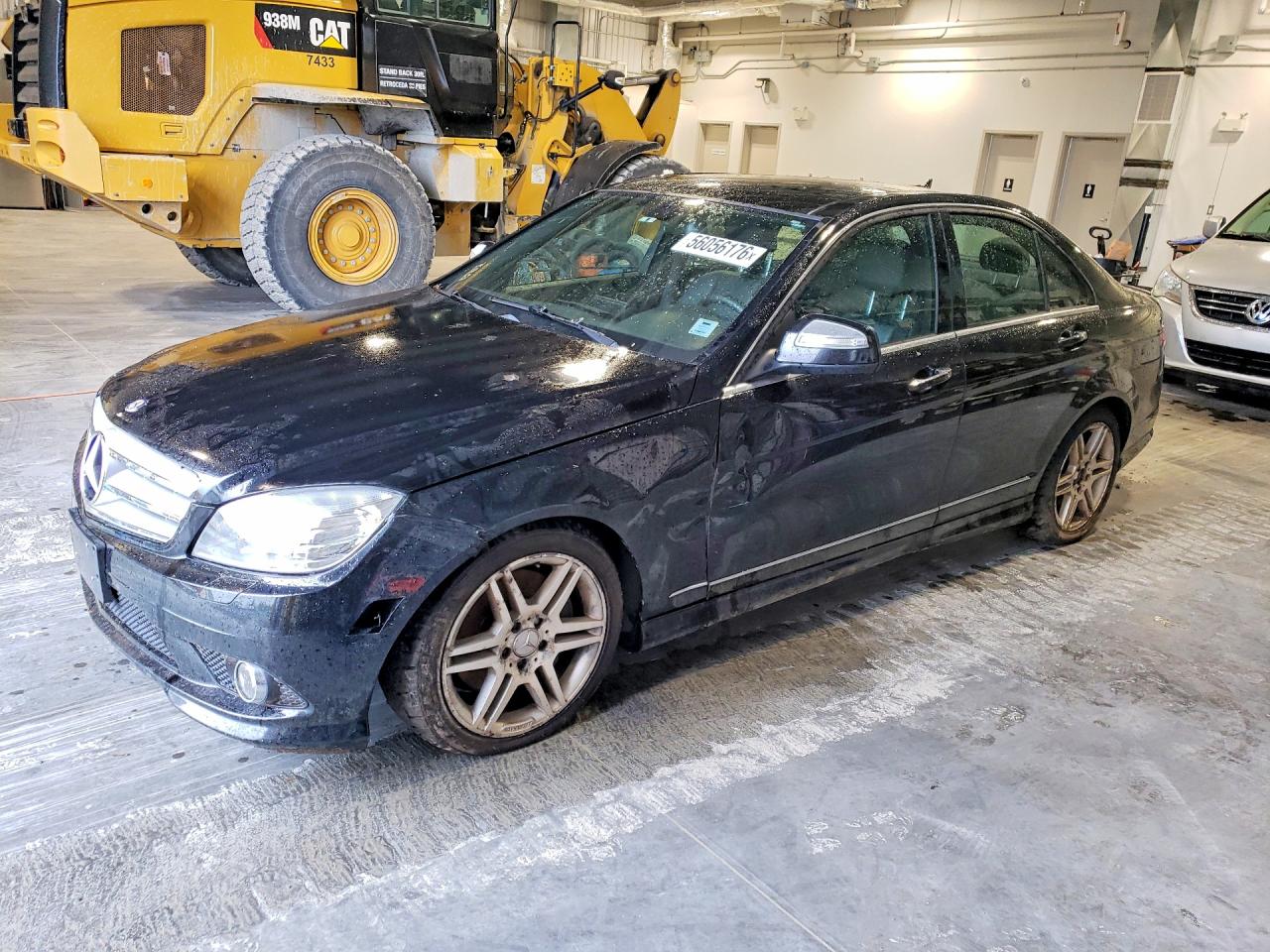 2008 Mercedes-benz C 350 Black vin: WDDGF56X18F050953